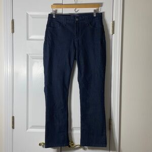 Not Your Daughter’s Jeans Straight Leg Dark Wash Stretch Jeans, size 10
